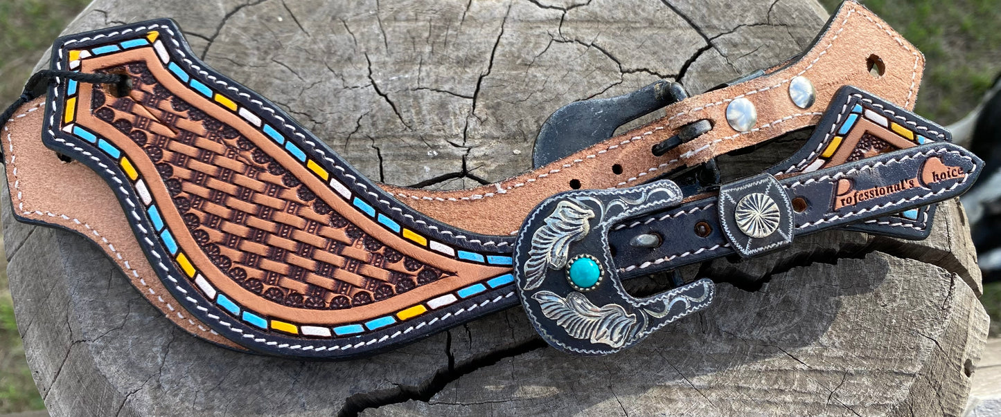 Professional Choice Leather Spur Straps