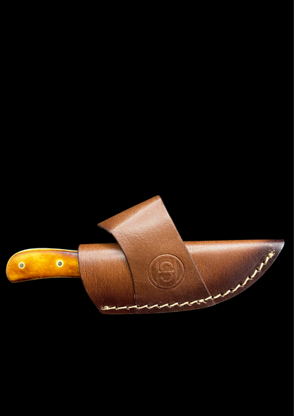 Knife and Leather Sheath