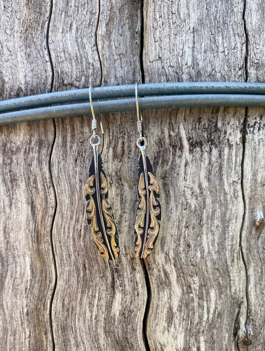 Hook Feather Earrings