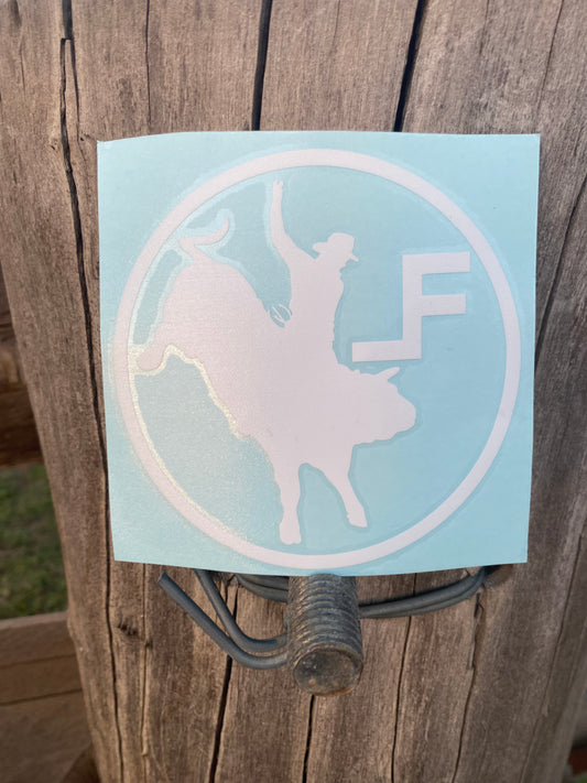 LF Bucking Bull Sticker