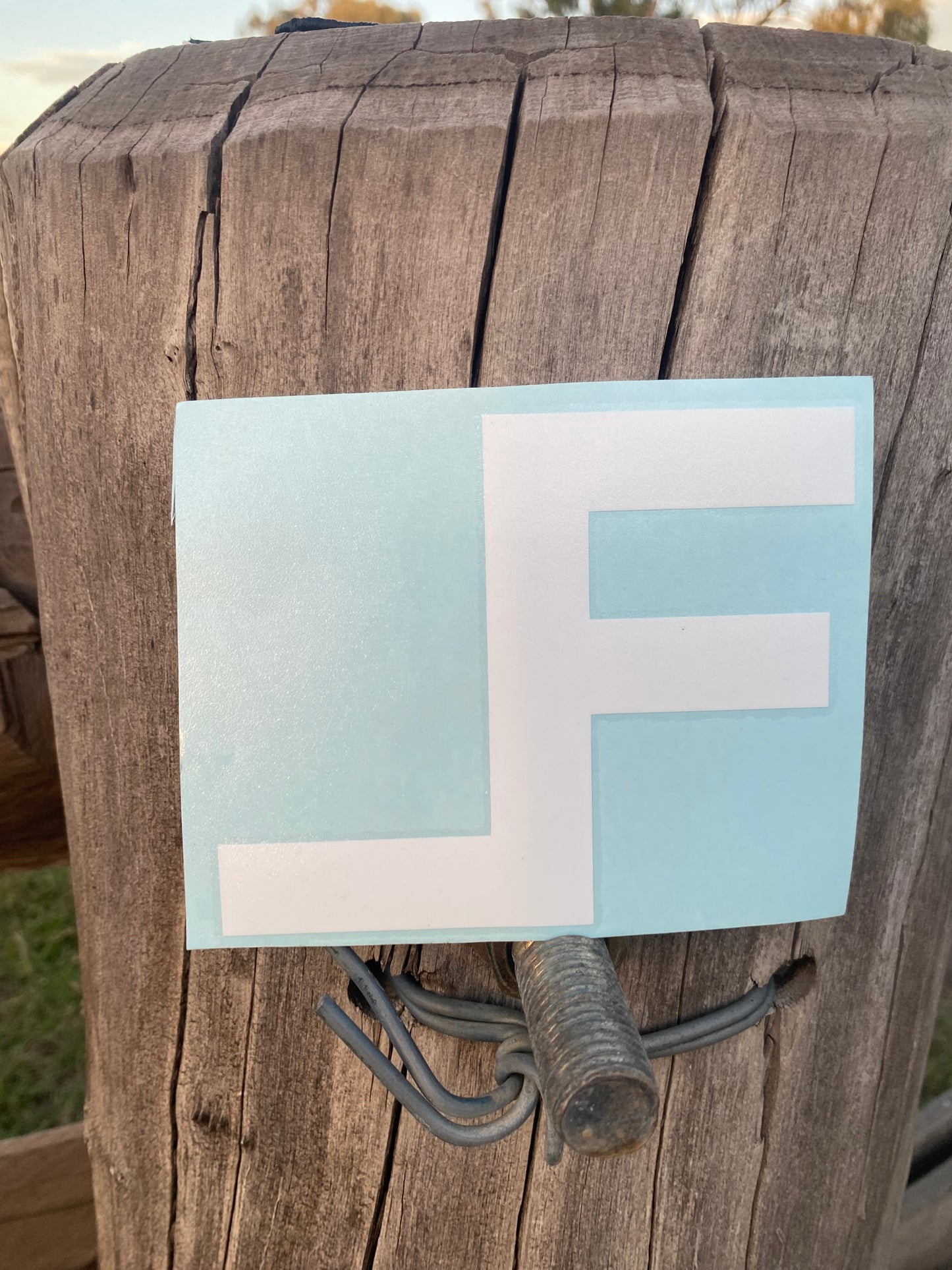 LF Sticker - White