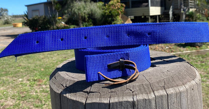 Blue Nylon Latigo set