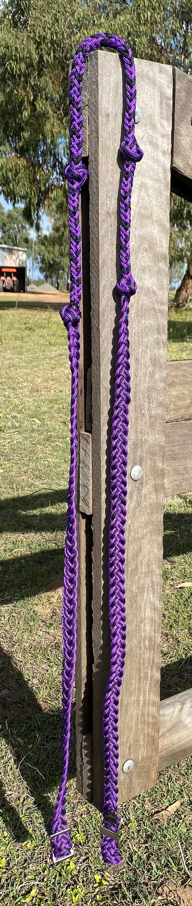 Barrel Reins - Purple