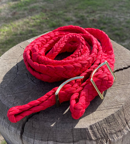 Barrel Reins - Red