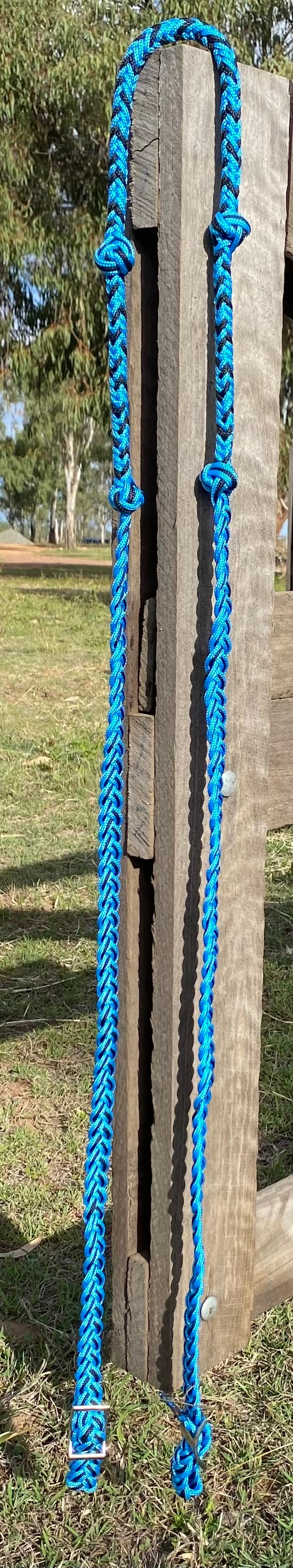 Barrel Reins - Blue