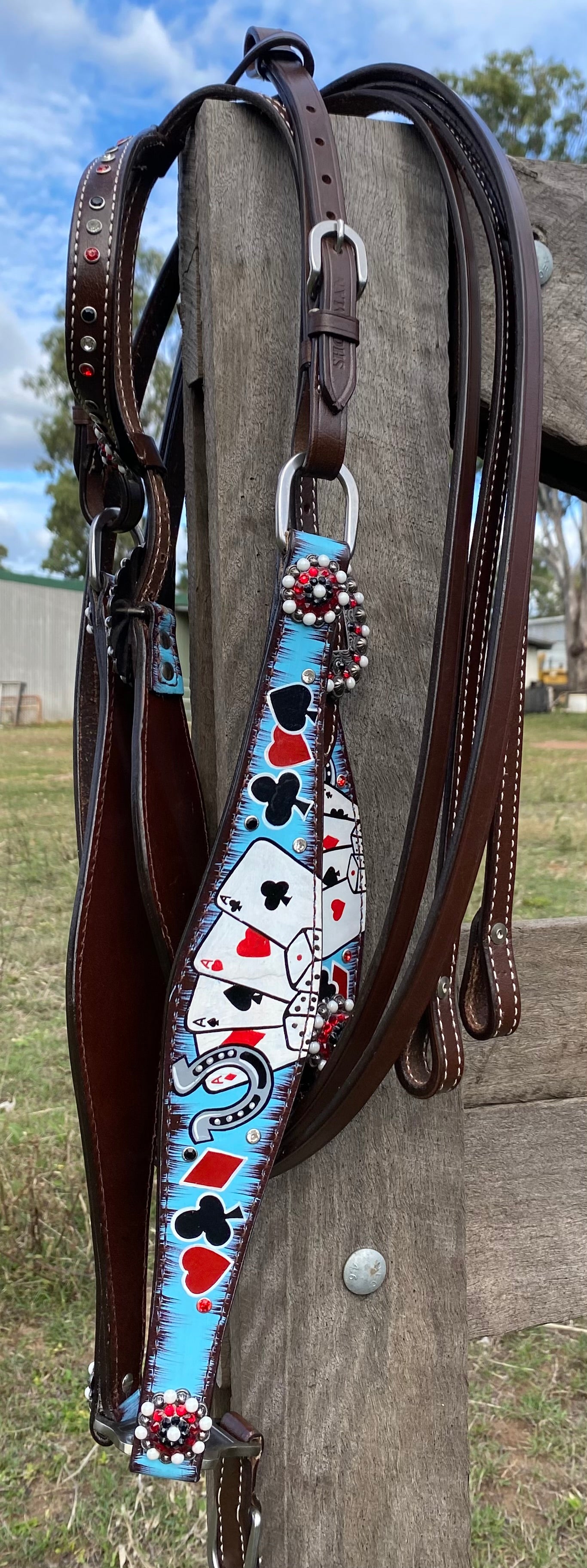 Hand Painted Tack Set