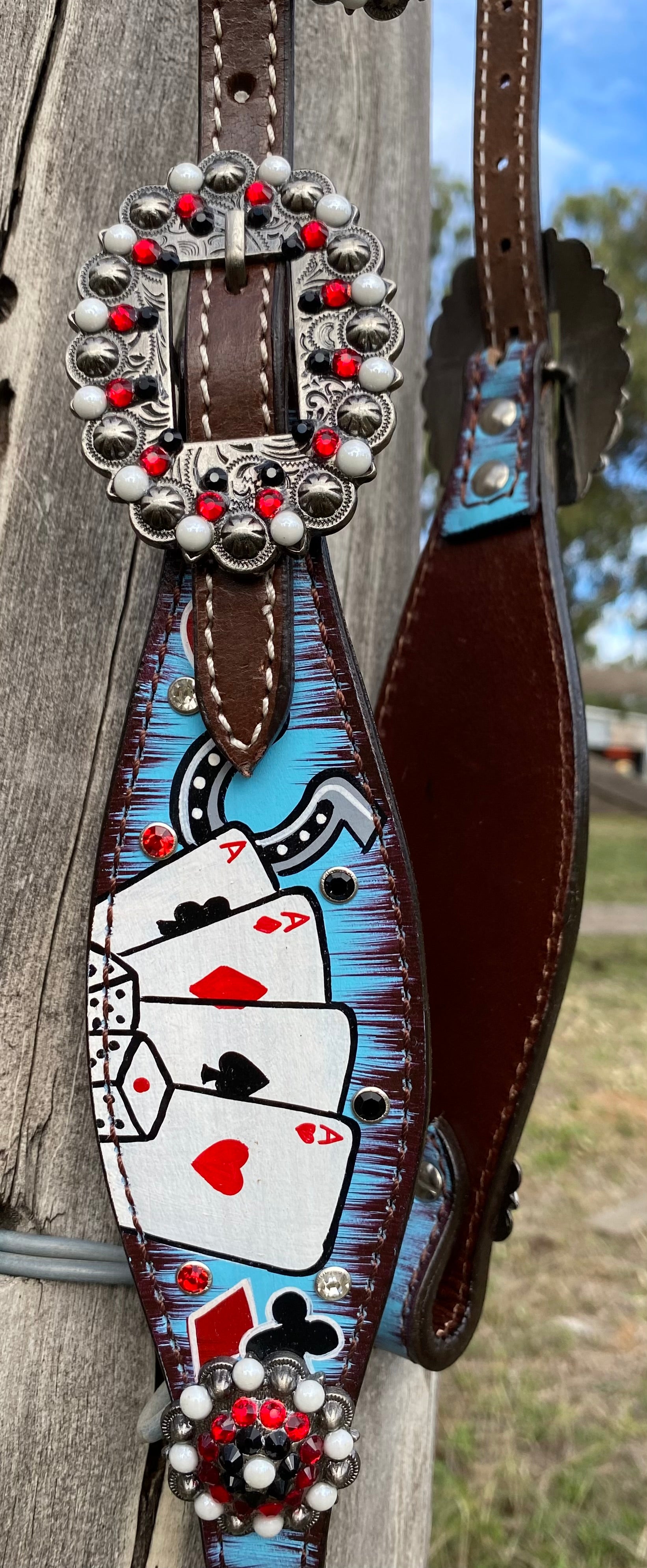 Hand Painted Tack Set
