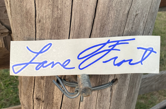 LF Signature Sticker - Blue